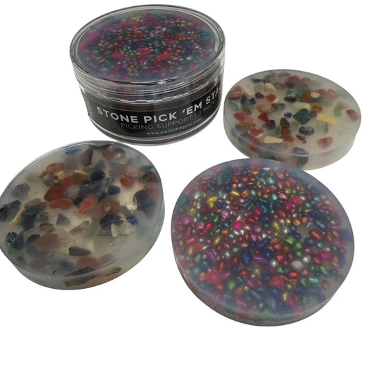 Stone Pick ‘Em Stack by Kaiko - pack of 3 refill natural stone discs