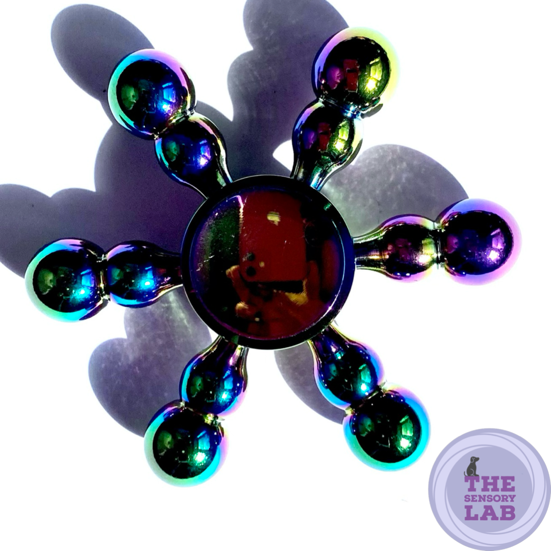 Oil slick fidget spinner shop