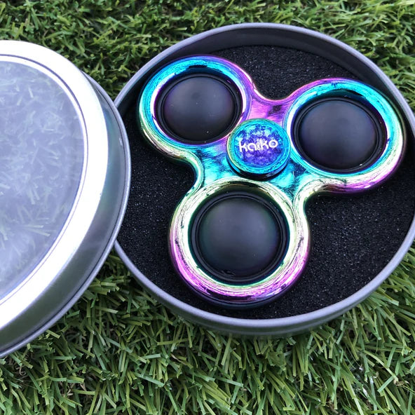 Kaiko Pop it Metal Oil Slick Spinner